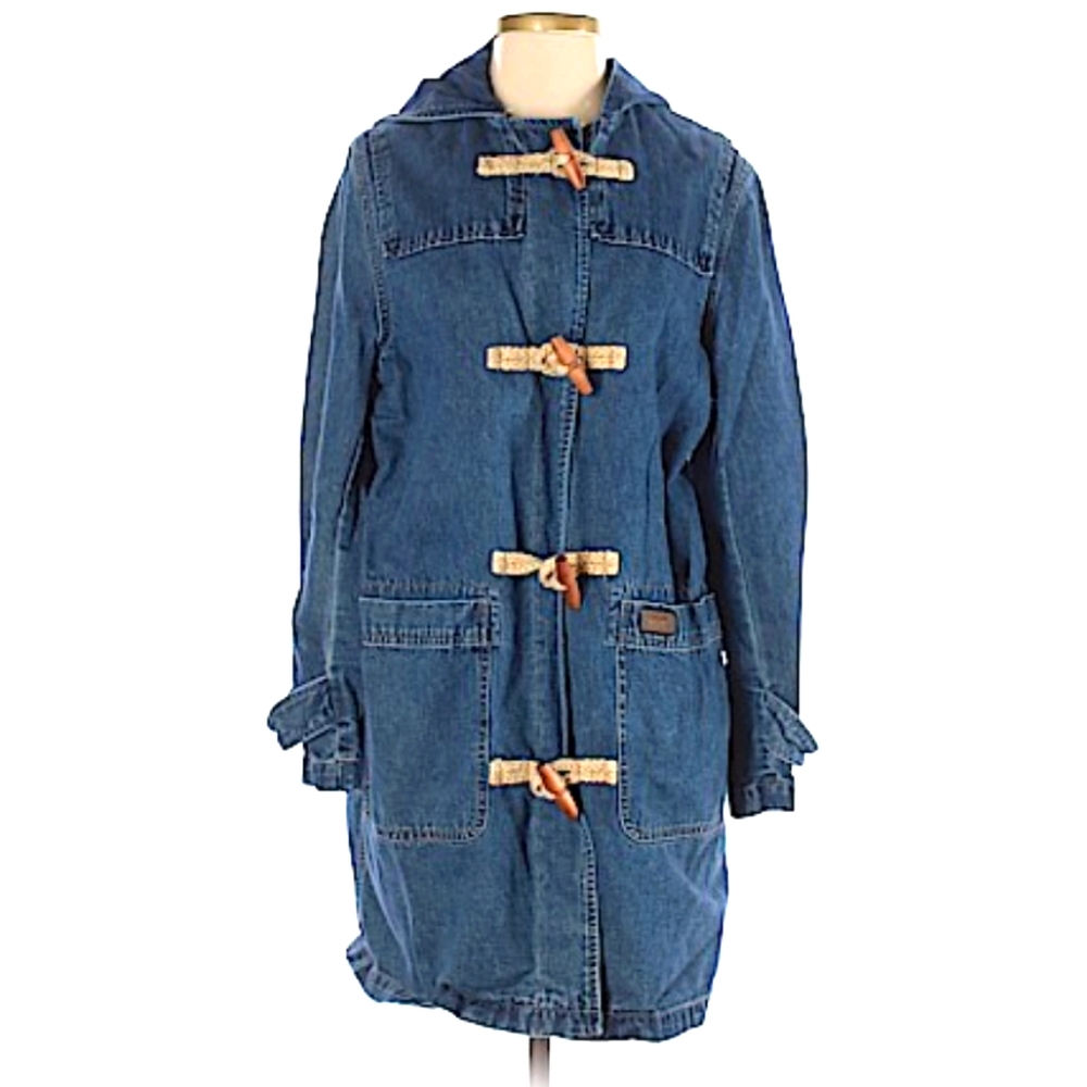 Women's Lauren Jeans RL Vintage 90s Toggle Hooded - Picture 1 of 12